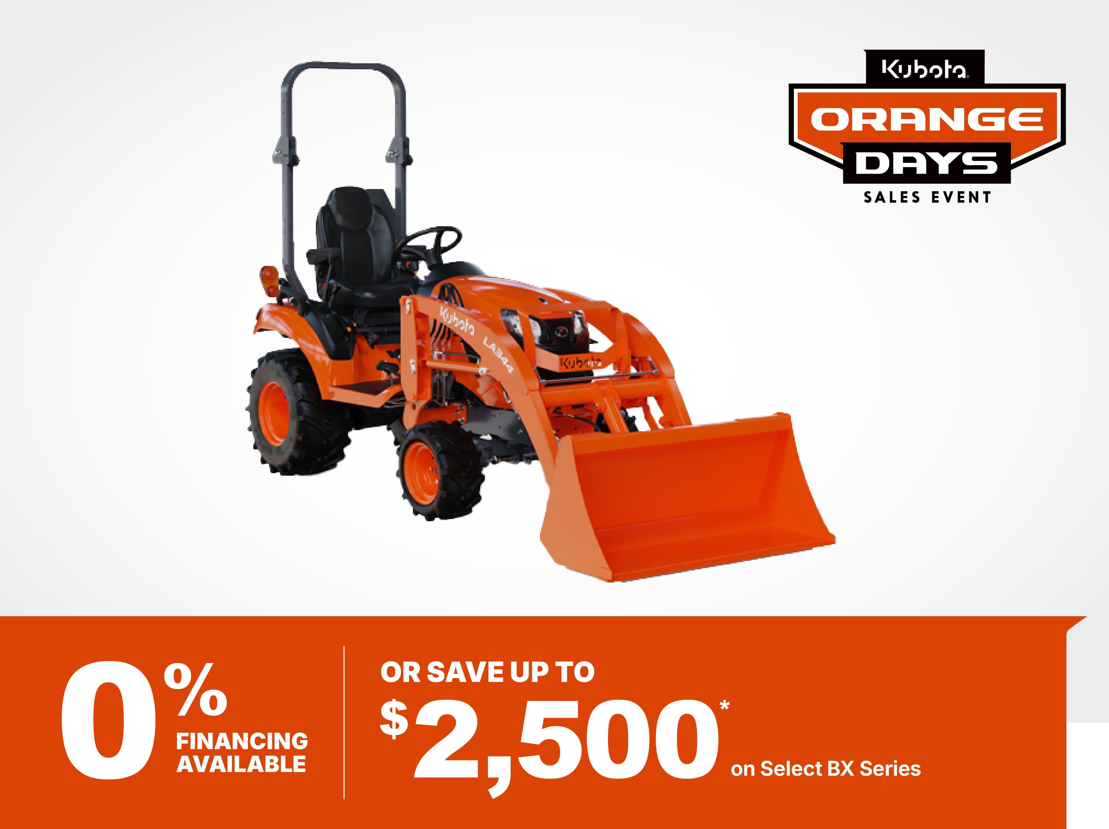 Central 3/1 Save on Select BX Series Tractors