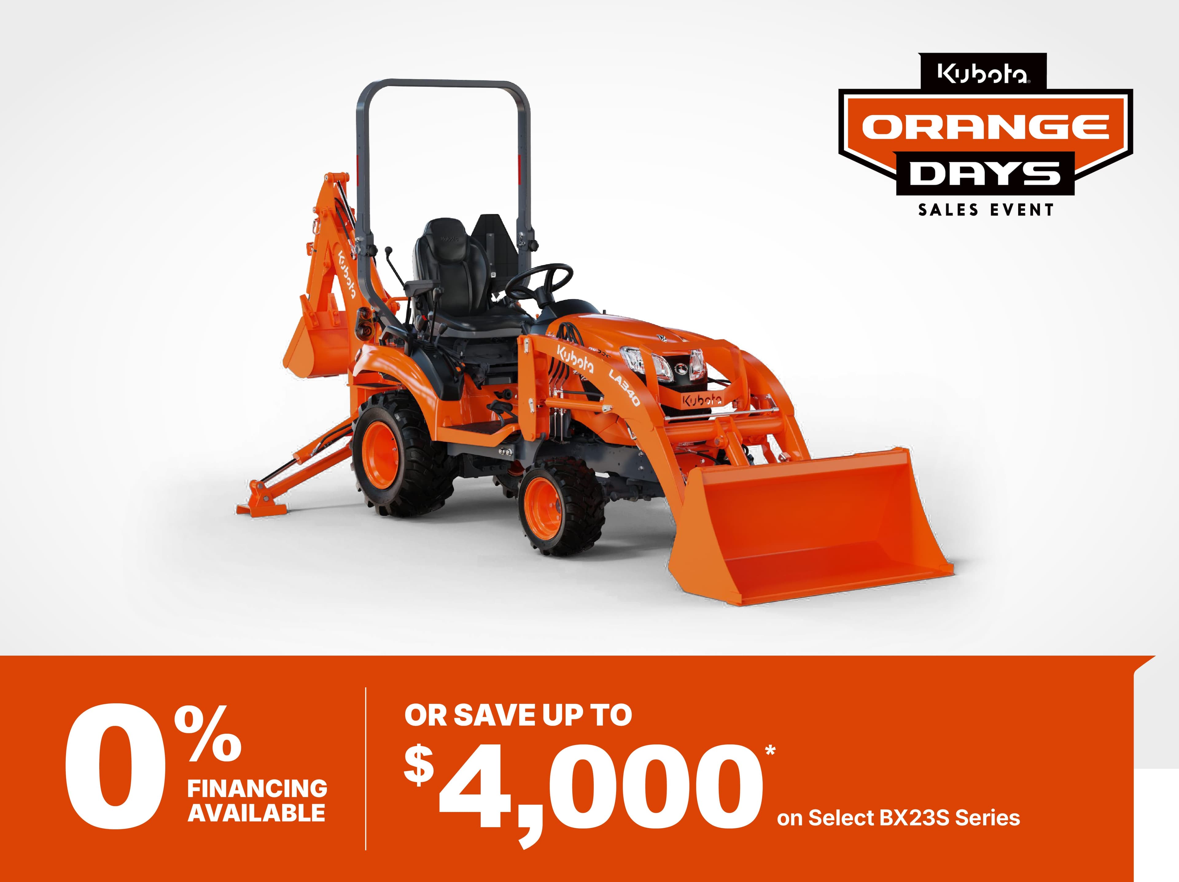 Central 3/1 Save on BX23S Tractors