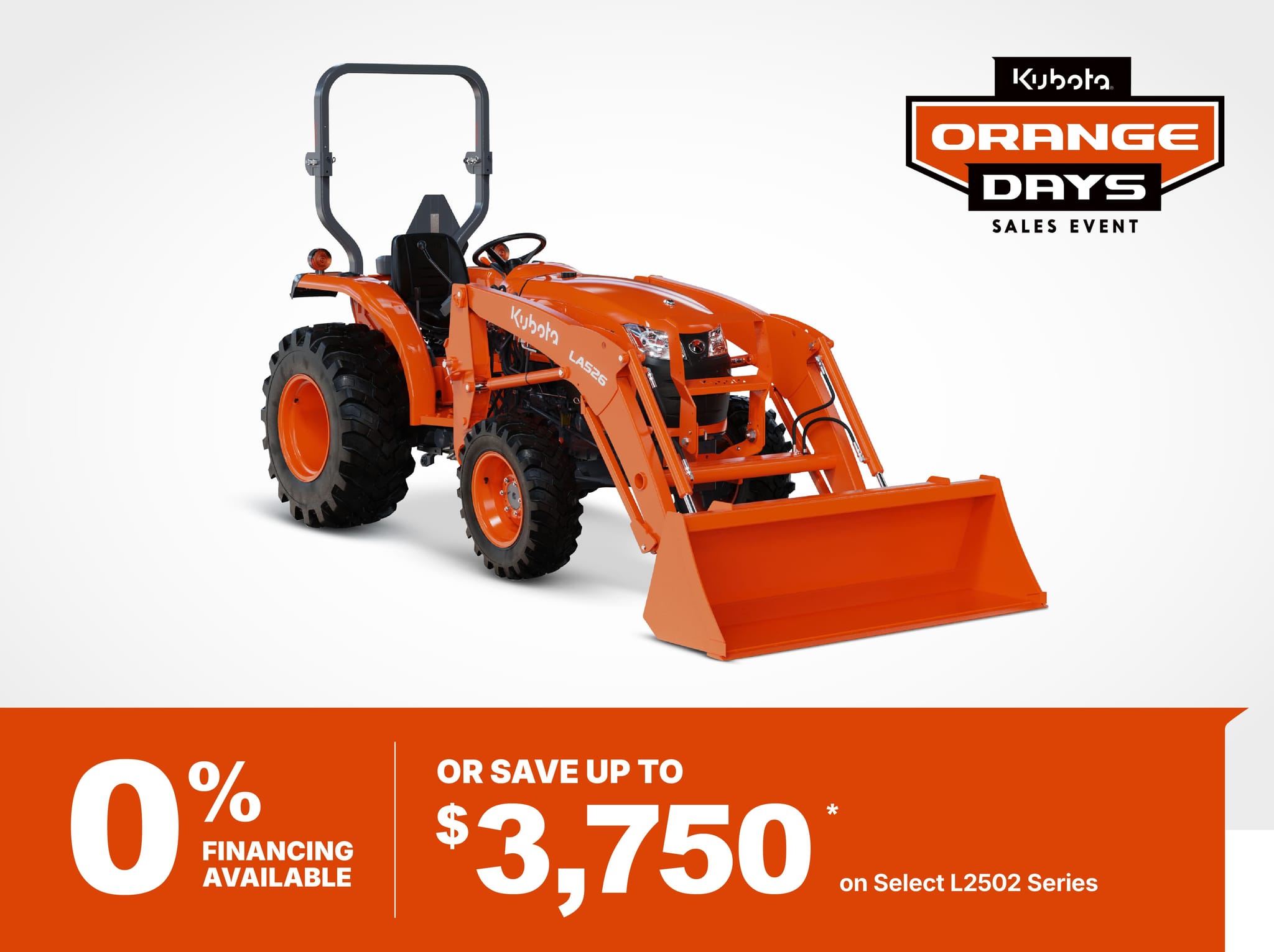 Midwest 3/1 Save on L2502 Tractors