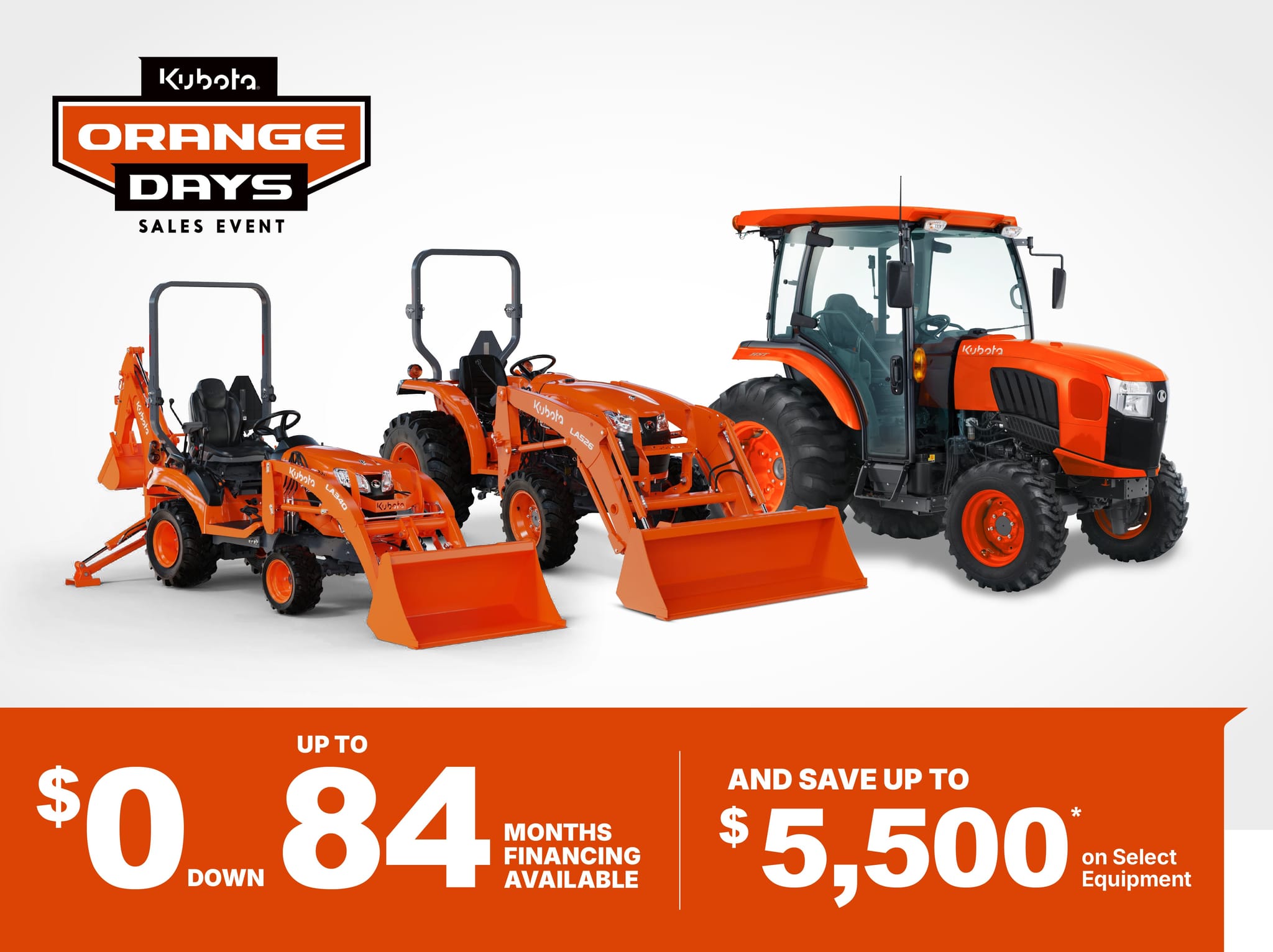 Western 3/1 Save on Select BX23S, L2502, and Grand L60 Series Tractors