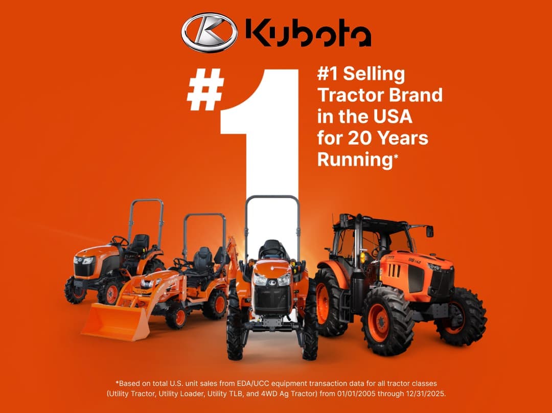 Discover the #1 Selling Tractor Brand in the USA for 20 Years Running* Discover the #1 Selling Tractor Brand in the USA for 20 Years Running*